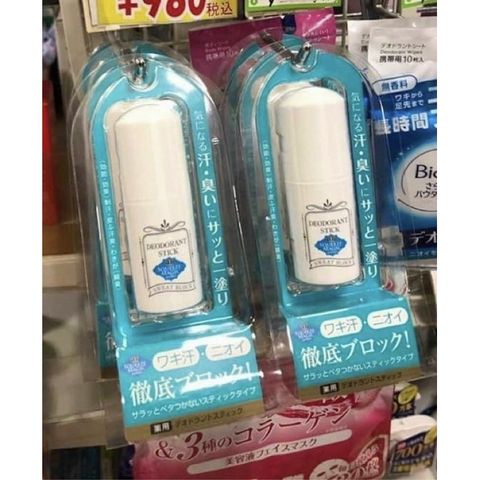 Lăn Khử Mùi Đá Khoáng DeoconC Stick Nhật Bản - Không Mùi, Không Chất Tạo Màu, Giữ Khô Thoải Mái Cả Ngày, Đặc Biệt Dành Cho Nam Nữ