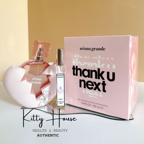 Nước Hoa Nữ Ariana Grande Thank U Next EDP Chai Chiết 10ml - Hương Hoa Quả Tươi Mát & Ngọt Ngào, Quà Tặng Đặc Biệt Cho Phái Đẹp