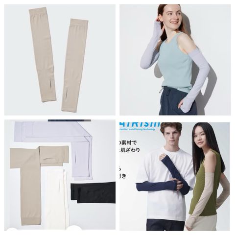 Găng Tay Chống Nắng Nữ Airism Nhật Bản - Chất Liệu Thun Lạnh, Chống UV, Đối Tượng Thời Trang Hè 2023