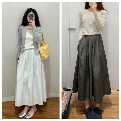 Chân Váy Xếp Ly Dáng Dài Bồng Bềnh Uni Japan - Thời Trang Nữ Hiện Đại, Phong Cách Thanh Lịch, Mẫu Mới 2025