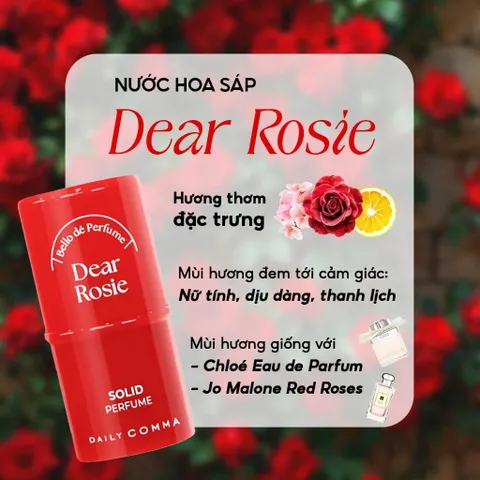 Nước Hoa Sáp Daily Comma Solid Perfume - Hương Ngọt Ngào, Lưu Hương Lâu, Tiện Lợi Dùng Mọi Lúc 395945