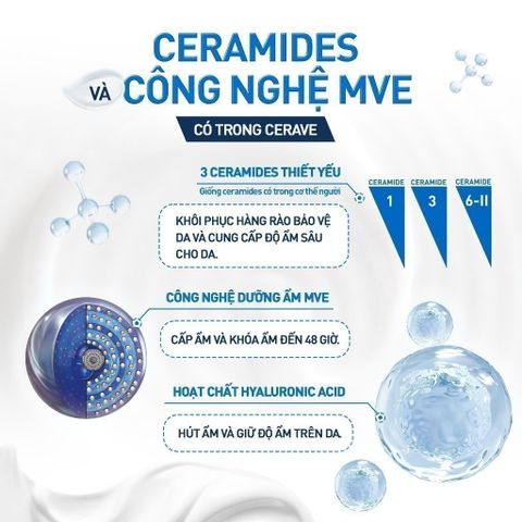 Kem Dưỡng Ẩm Phục Hồi Cerave Moisturising 50ml – Dưỡng Ẩm 48H, Làm Mịn Da, Tăng Cường Bảo Vệ Da