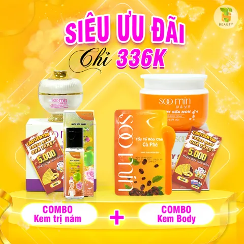 Kem Body Trắng Da SOO MIN - Chống Nắng Cấp Tốc, Phục Hồi Da Mỏng Yếu, Hàn Quốc, 250g - Dưỡng Trắng Mịn Da Sau 7 Ngày
