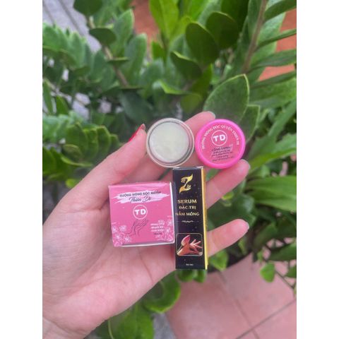 Combo Serum và Dưỡng Móng Chống Nấm, Hư Khóe, Bọng Móng - Giúp Móng Dài, Cứng Cáp (Hũ 8gr, Lọ 4ml)