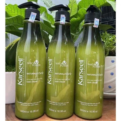Gel Giữ Nếp Tóc Xoăn Karseell Curly Cream 500ml - Dưỡng Tóc Uốn Xoăn, Tạo Kiểu Tự Nhiên, Hương Nước Hoa Sang Trọng, Chính Hãng Italy