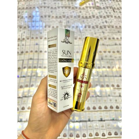 Kem Chống Nắng Collagen X3 Đông Anh 50gr - Chiết Xuất Nọc Ong, Bảo Vệ Da, Chống Tia UV, Kiềm Dầu, Nâng Tone Mặt