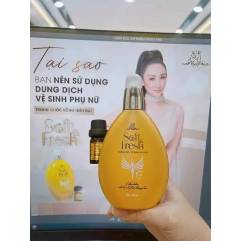 Dung Dịch Vệ Sinh Phụ Nữ Đông Anh 120ml Soft Fresh Collagen X3 Giúp Ngăn Mùi - Dưỡng Ẩm