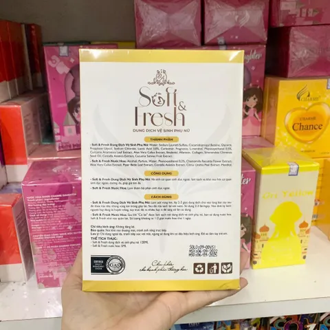 Dung Dịch Vệ Sinh Phụ Nữ Đông Anh 120ml Soft Fresh Collagen X3 Giúp Ngăn Mùi - Dưỡng Ẩm