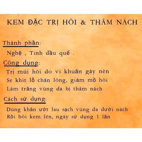 Combo 3 Hộp Kem Khử Hôi Nách & Thâm Nách Cô Bơ - Giúp Nách Trắng Sáng, Không Mùi Hôi, An Toàn Cho Phụ Nữ Mang Thai và Trẻ Em