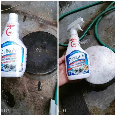 Chất tẩy đa năng Dr Natro siêu sạch mọi vết bẩn công nghệ ION TỪ TRƯỜNG tặng Miếng nhám thần thánh 500 ml