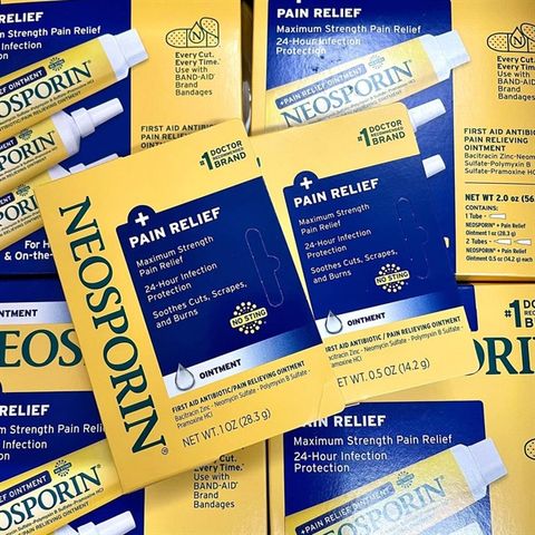 Kem mỡ Neosporin + Pain Relief 14.2g - Giảm đau, hỗ trợ liền sẹo nhanh chóng, sản phẩm chăm sóc da hiệu quả từ Mỹ