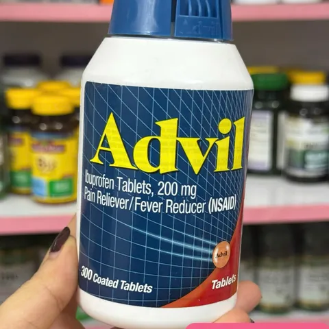 Giảm Đau Hạ Sốt Advil 300 Viên Mỹ 200Mg - Viên Sát Trùng Chống Đau, An Toàn và Hiệu Quả cho Cơn Đau và Sốt