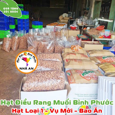 Hạt Điều Rang Muối Vỏ Lụa Nhã An 500gr - Hạt Điều A+ Cồ, Nguyên Chất, Thơm Ngon, Không Dầu, Món Ăn Vặt Lành Mạnh