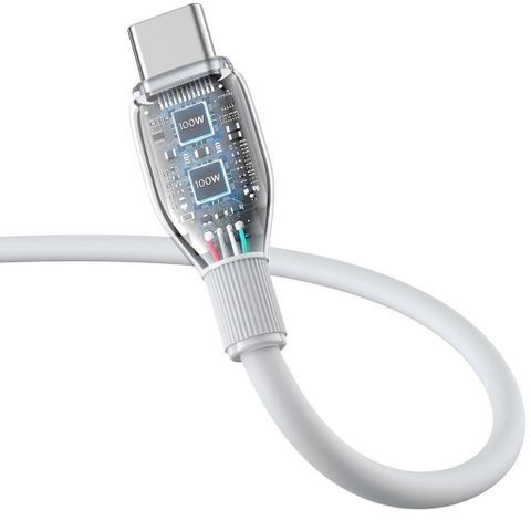 Cáp Sạc Nhanh Baseus Pudding Series USB Type-C 100W - Cáp Truyền Dữ Liệu Nhanh 480Mbps, Chống Rối, Thích Hợp Di Động và Máy Tính Bảng
