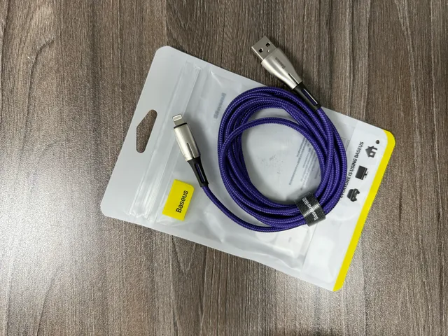 Cáp Sạc Lightning Baseus Waterdrop - Sạc Nhanh 2.4A cho iPhone/iPad - Dữ Liệu 480Mbps, Thiết Kế Sang Trọng, Chắc Chắn