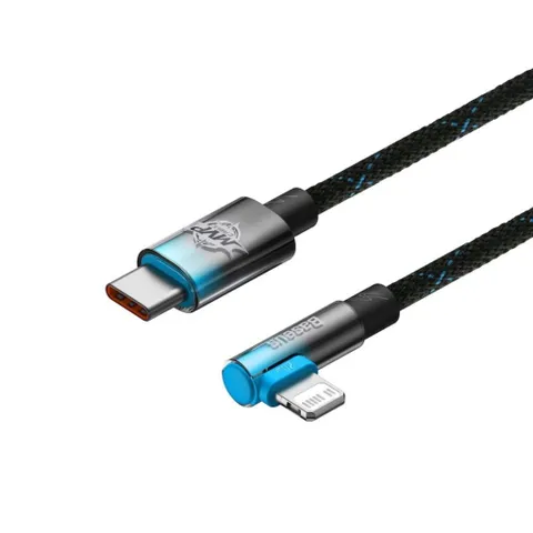 Cáp Sạc Nhanh Baseus MVP 2 90 Độ - Cáp Lightning 20W Chống Gãy, Dùng Cho iPhone, iPad - Dây Chơi Game Siêu Bền