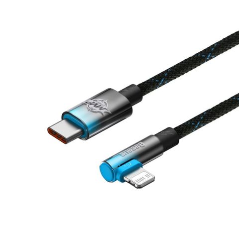 Cáp Sạc Nhanh Baseus MVP 2 20W Đầu Gập 90 Độ Cho iPhone - Chống Gãy, Tương Thích Tất Cả Thiết Bị iOS, Tích Hợp Chip E-Marker