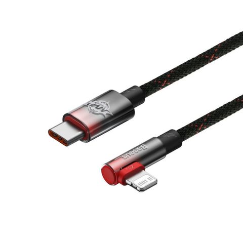 Cáp Sạc Nhanh Baseus MVP 2 20W Đầu Gập 90 Độ Cho iPhone - Chống Gãy, Tương Thích Tất Cả Thiết Bị iOS, Tích Hợp Chip E-Marker