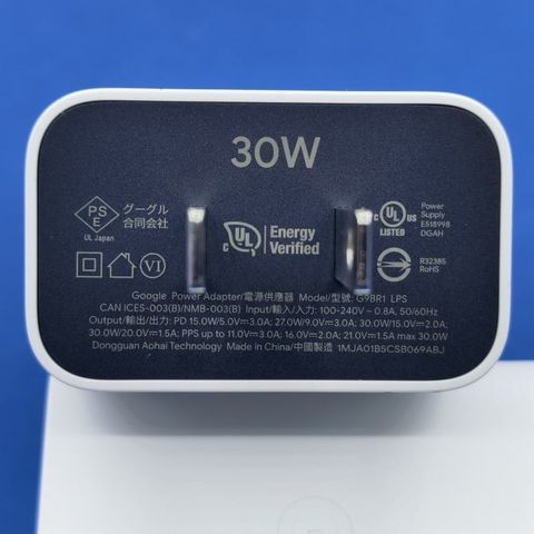 Củ Sạc Nhanh Google 30W USB-C - Phù Hợp với Pixel, iPhone, Samsung, Hỗ Trợ Sạc PD và PPS - Chất Liệu Nhựa Cao Cấp, An Toàn