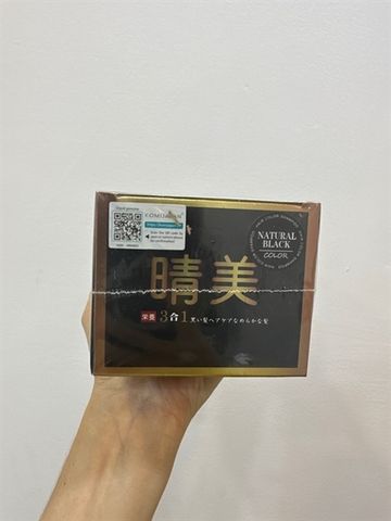 Gội phủ bạc Komi 25ml màu đen – phủ nhanh, tiện lợi