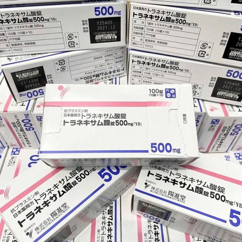Viên Trắng Da Giảm Nám Transamin 500mg - Thực Phẩm Chức Năng Làm Sáng Da, Giảm Nám Hiệu Quả 100 Viên Nhật Bản