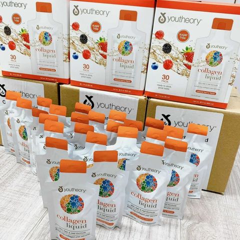 Nước Uống Collagen Youtheory 30 Gói - Giải Pháp Làm Đẹp Da, Tóc, Móng Từ Bên Trong, Mỹ Phẩm Chức Năng Chất Lượng Cao