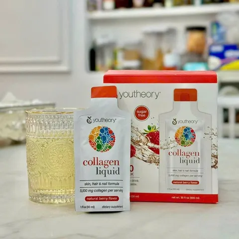 Nước Uống Collagen Youtheory 30 Gói - Giải Pháp Làm Đẹp Da, Tóc, Móng Từ Bên Trong, Mỹ Phẩm Chức Năng Chất Lượng Cao