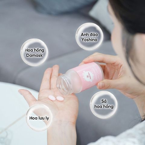 Viên Uống Hàm Hương Hebora Premium Sakura Damask Rose 60 viên – chăm sóc da