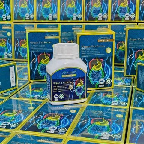 Vitatree Viên Thải Độc Mỡ Nội Tạng Organ Fat Detox 60 viên – hỗ trợ giảm mỡ