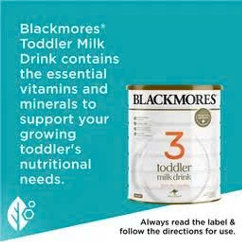 Sữa Blackmores Toddler Milk Drink 900g - Sữa Dinh Dưỡng Cho Trẻ Từ 1 Đến 3 Tuổi Hỗ Trợ Phát Triển Trí Não và Hệ Miễn Dịch