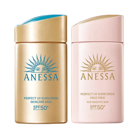 Kem Chống Nắng Anessa Mild Milk SPF50+ PA++++ 60ml - An Toàn Cho Da Nhạy Cảm, Dùng Cho Cả Gia Đình, Bảo Vệ Tối Đa Tia UV