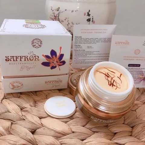 Kem Nám Tàn Nhang Saffron Hải Âu Việt - Dưỡng Trắng Da, Mờ Thâm, Ngừa Nám, 100% Tự Nhiên, Phục Hồi Làn Da Khỏe Đẹp