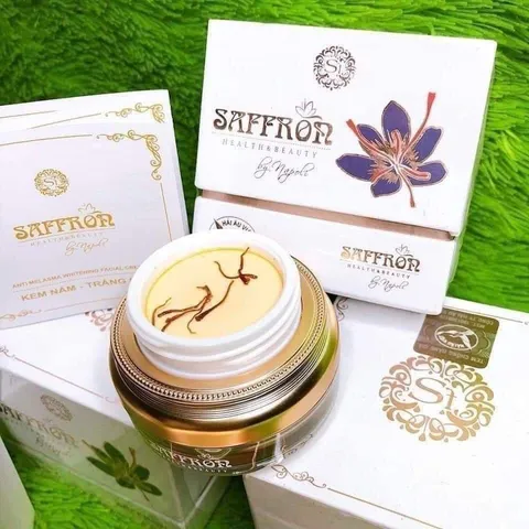 Kem Nám Tàn Nhang Saffron Hải Âu Việt - Dưỡng Trắng Da, Mờ Thâm, Ngừa Nám, 100% Tự Nhiên, Phục Hồi Làn Da Khỏe Đẹp
