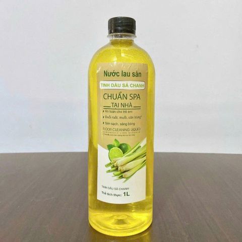 Nước Lau Sàn Tinh Dầu Chanh Sả 1000ml - Sạch Sẽ, Sáng Bóng, Đuổi Côn Trùng, Hương Thơm Dễ Chịu, Khử Mùi Hôi