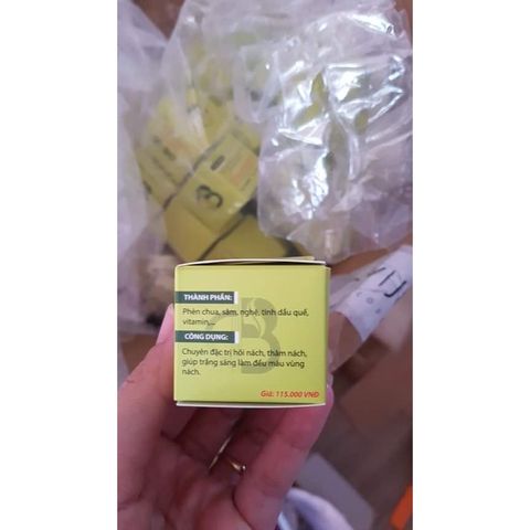 Combo 5 Lọ Kem Khử Thâm Nách & Hôi Nách Cô Bơ - Dưỡng Da Mịn Màng, Giảm Thâm Nách Hiệu Quả, An Toàn Cho Phụ Nữ & Trẻ Em
