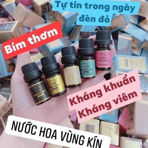 Nước Hoa Vùng Kín ONAYA QLADY 5ml - Tặng Dung Dịch Vệ Sinh, Hương Thơm Ngọt Ngào, Giúp Bim Bim Luôn Sạch Sẽ, Hết Mùi Hôi