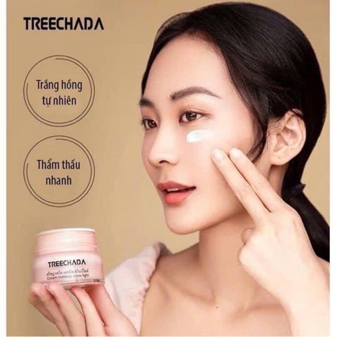 Kem Nền Tree Chada Thái Lan - Makeup Thần Thánh Dưỡng Da Cao Cấp, Chống Nắng SPF 50+ Cho Làn Da Mịn Màng, Sáng Hồng Tự Nhiên
