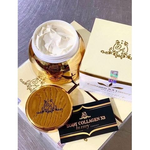 Kem Dưỡng Trắng Da Body Collagen X3 Luxury 250G - Hiệu Quả Ngay Sau 7 Ngày, SPF 45++, Giúp Da Mịn Màng Sáng Khỏe