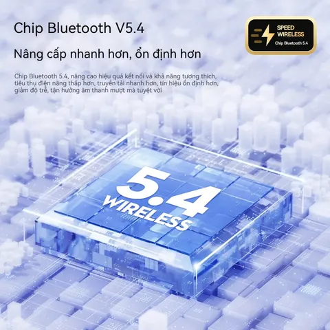 Tai Nghe Bluetooth Không Dây TWS Thể Thao - Giảm Tiếng Ồn ENC, Âm Thanh HD, Kết Nối Bluetooth 5.4, Hộp Sạc Chống Thấm Nước