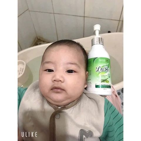 Sữa Tắm Gội Thảo Dược Lợi An 300ml Dành Cho Bé - An Toàn, Chống Hăm, Diệt Khuẩn, Giúp Da Mềm Mại, Thơm Mát