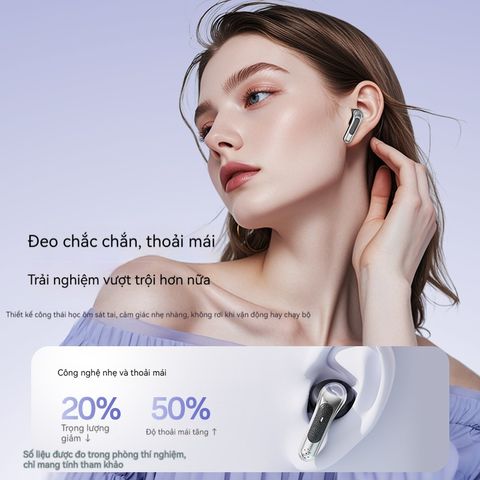 Tai Nghe Bluetooth Không Dây TWS Thể Thao - Giảm Tiếng Ồn Thông Minh ENC, Âm Thanh Vòm HIFI, Kết Nối Nhanh, Hộp Sạc Chống Nước