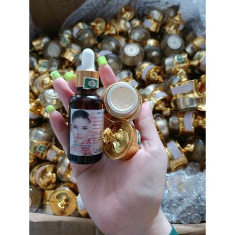 Combo Kem Face Tái Tạo Da và Serum Bong Da - Chăm Sóc Da Căng Bóng, Mịn Màng, Chống Nám, Mụn Tàn Nhang Hàng Gia Truyền