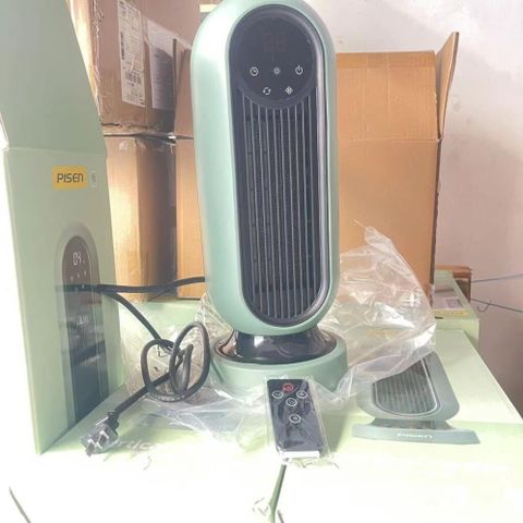 Máy sưởi gốm Pisen Vertical Heater DH-QN15 - An toàn, tiết kiệm, công nghệ PTC, 3 chế độ nóng, tích hợp điều khiển từ xa, thích hợp phòng ngủ và văn phòng.