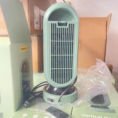Máy sưởi gốm Pisen Vertical Heater DH-QN15 - An toàn, tiết kiệm, công nghệ PTC, 3 chế độ nóng, tích hợp điều khiển từ xa, thích hợp phòng ngủ và văn phòng.