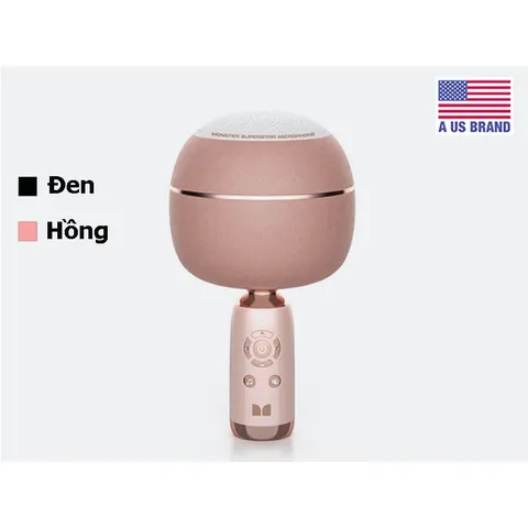 Micro Karaoke Monster M97 - Loa Bluetooth 26W, Kết Nối TWS 2 Mic, Thiết Kế Độc Đáo Hát Karaoke Online Chất Lượng Cao