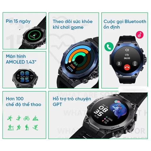 Đồng hồ thông minh Black Shark S1 Pro - 1.43