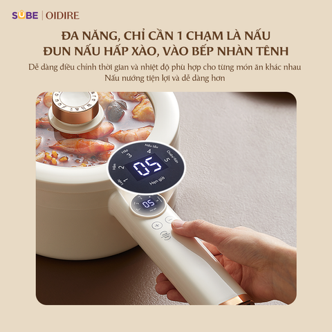 Nồi Lẩu Điện Oidire ODI06A 1.8L - Nấu Đa Năng An Toàn, Giữ Trọn Dinh Dưỡng Cho Gia Đình