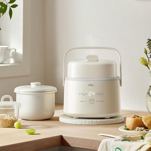 Nồi nấu chậm 1L Bear SC-4H10E - Thiết bị nấu ăn an toàn, tiết kiệm thời gian cho gia đình, dùng cho 1-3 người