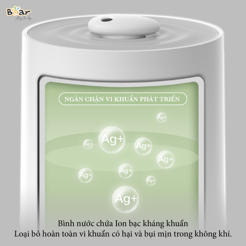 Máy Phun Sương Tạo Ẩm Bear JSQ-C45U1 - Thiết Bị Làm Mát Không Khí 4.5L, Công Nghệ Siêu Ồn, Bảo Vệ Kháng Khuẩn