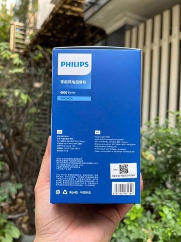 Camera WiFi Xoay 360° Philips 6000 - Đàm Thoại Hai Chiều, Quan Sát Ban Đêm, Phát Hiện Chuyển Động, Kết Nối Ổn Định